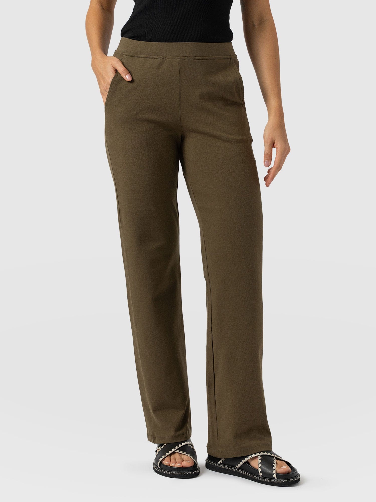 Apartment Pant Khaki - Women's Pants | Saint + Sofia® US